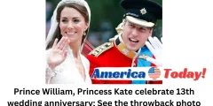 Prince William, Princess Kate celebrate 13th wedding anniversary: See the throwback photo