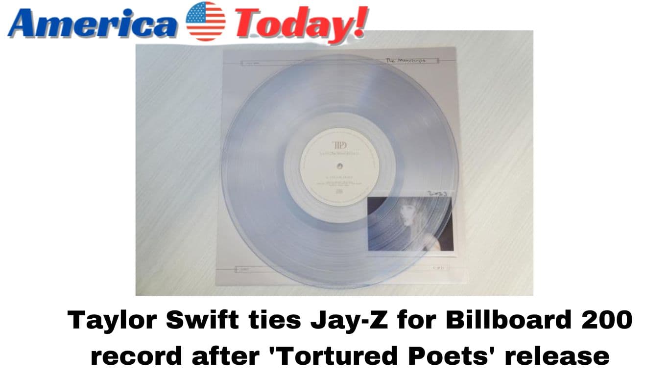 Taylor Swift ties Jay-Z for Billboard 200 record after 'Tortured Poets' release