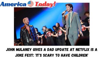 John Mulaney gives a dad update at Netflix Is a Joke Fest: ‘It’s scary to have children’