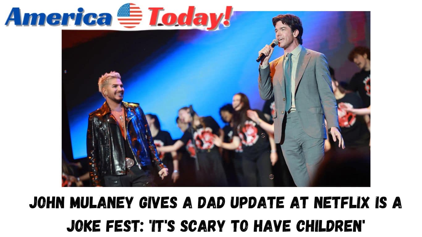 John Mulaney gives a dad update at Netflix Is a Joke Fest: 'It's scary to have children'
