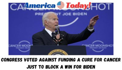 Congress voted against funding a cure for cancer just to block a win for Biden