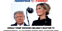 Donald Trump Discusses Melania’s Reaction to Controversial Allegations During Iowa Campaign Stop