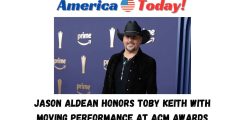 Jason Aldean honors Toby Keith with moving performance at ACM Awards