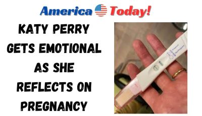 Katy Perry gets emotional as she reflects on pregnancy