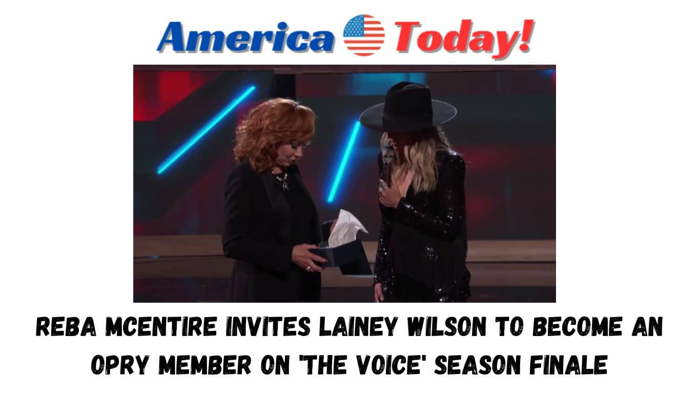 Reba McEntire invites Lainey Wilson to become an Opry member on 'The Voice' season finale