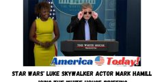 Star Wars’ Luke Skywalker actor Mark Hamill joins the White House briefing
