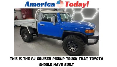 This is the FJ Cruiser pickup truck that Toyota should have built