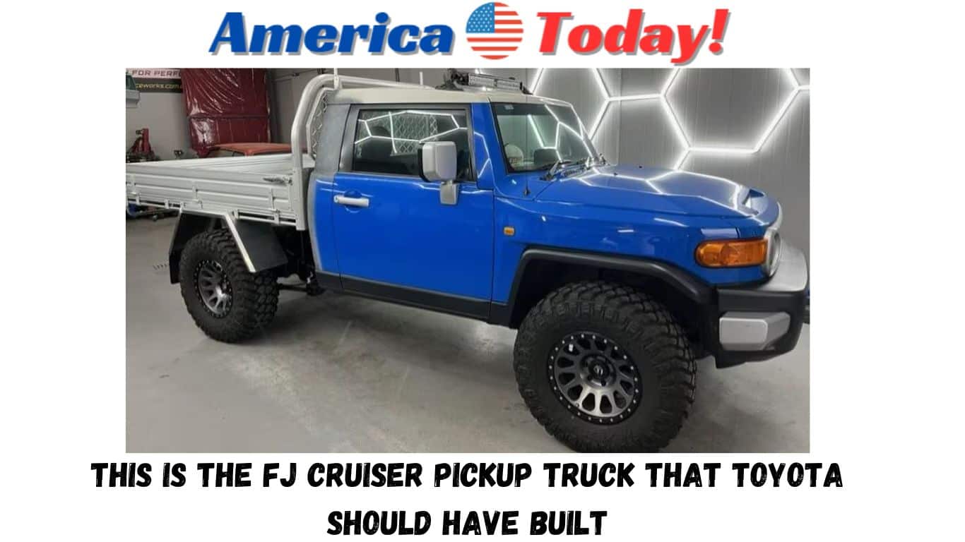 This is the FJ Cruiser pickup truck that Toyota should have built